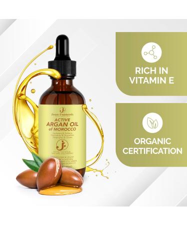 Organic Active Argan Oil of Morocco - Hydrate Nourish & Detangle | All Hair Types - 2 FL Oz - Buy Online on GoSupps.com