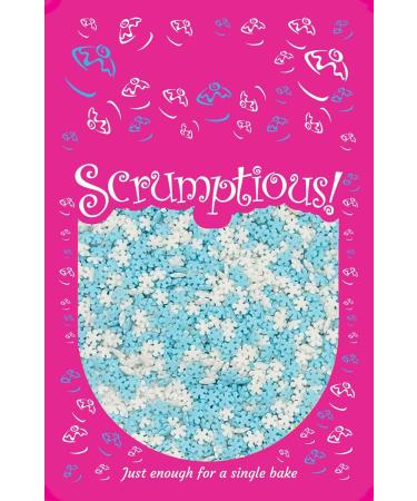 Christmas Snowflakes Sugar Shapes Cake Topper Sprinkles - 25g Edible Matt Sugar Decorations for Festive Cupcakes - Xmas Party Cake Decor - Buy Online on GoSupps.com