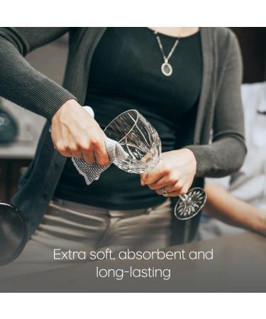Full Circle Tidy 100% Organic Cotton Gray Dish Cloths - Set of 3 | Eco-Friendly Kitchen Essentials - Buy Online on GoSupps.com