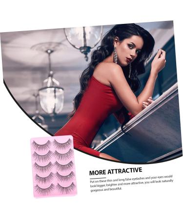 FRCOLOR 10 Pairs Fake eyelashes makeup eyelash false eyelashes for beginners Makeup Fake Eyelash eye lashes fake lashes natural Creative Eyelashes 3d artificial fiber Hardcore side drill - Buy Online on GoSupps.com