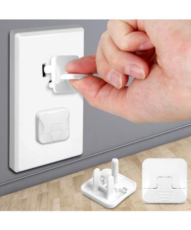 Outlet Covers Baby Proofing with Hidden Pull Handle (50 Pack) Plug Covers Prevent Electric Shock from the Source of the Outlet Plug Child Proof Outlet Covers 3-Prong Child Outlet Protectors Outlet Cap