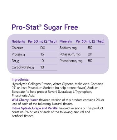 Pro-Stat Concentrated Liquid Protein Medical Food - Citrus Splash Flavor 30 Fl Oz Bottle - Buy Online on GoSupps.com