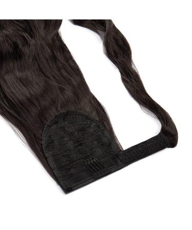 Cybelleza Ombre Ponytail Extensions - Heat-Resistant Medium Brown Curly Clip-In Hair Extensions for Artful Braids & Wavy Hairstyles - Buy Online on GoSupps.com