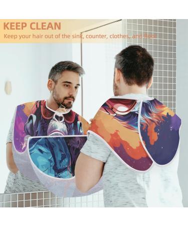 Cool Gorilla Beard Bib Apron - Ultimate Beard Hair Catcher for Men | Perfect Father's Day & Christmas Gift for Dad & Husband with 2 Suction Cups - Buy Online on GoSupps.com