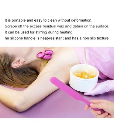 Wax Spatulas Silicone Applicator for Hair Removal - Purple | Multifunctional Wax Bean Scraper - Buy Online on GoSupps.com