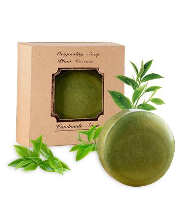 Antibacterial Tea Tree Soap Antifungal Natural Tea Tree Soap Bar for Oily Skin Face Cleansing Acne Spots Blackheads Vegan Paraben & Cruelty Free - 100g