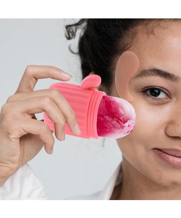 Rose Flower Ice Facial Roller 2pc/Set | Cute Cactus Shape | Reusable Ice Mold for Face | Reduce Puffiness & Pores | Facial Beauty Care Tool - Buy Online on GoSupps.com