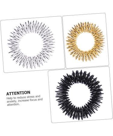 Beaupretty 9pcs Massage Device & Acupressure Rings - Decompression Finger Massage Toy & Metal Bracelet for Stress Relief - International Shipping Available - Buy Online on GoSupps.com