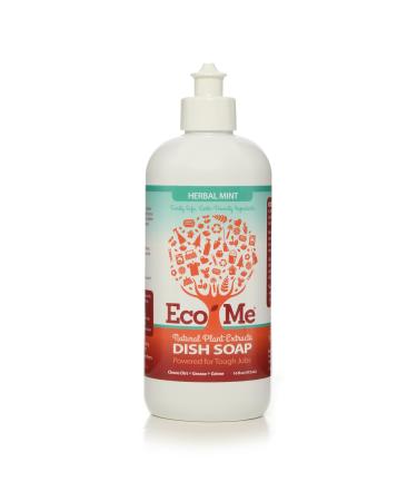 EcoMe Dish Soap Liquid Herbal Mint 16 oz