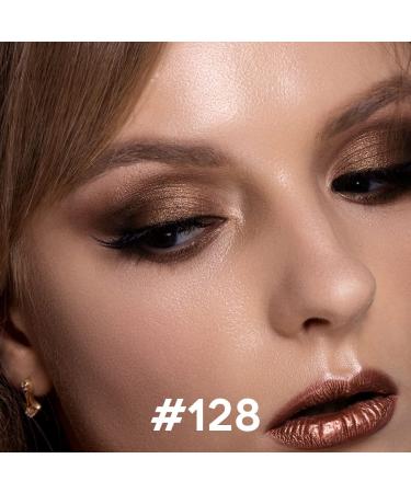 LUXAZA Cream Eyeshadow Stick with Blending Brush - Waterproof & Long Lasting Hypoallergenic Eye Brightener in Shimmer 128 - Buy Online on GoSupps.com