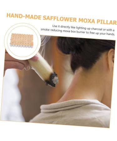 Collbath 54st Moxibustion Support - Handmade Yellow Moxa Stick for Circulation | Premium Chinese Moxa Herbs - Buy Online on GoSupps.com