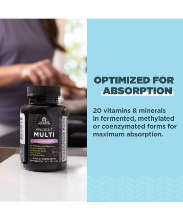 Ancient Nutrition Women's Multivitamin | Once Daily Vitamin B, C, K2 | Folate, Iron Supplement | Supports Bone & Blood Health | 30ct Women's TCM - Buy Online on GoSupps.com