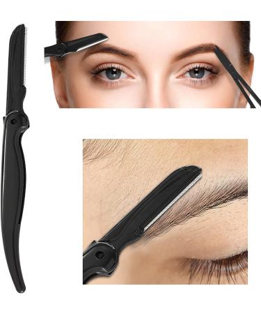 Stainless Steel Craft Scissors Eyebrow Kit with Tweezers, Brush - 5 Pc Set in Case - Buy Online on GoSupps.com