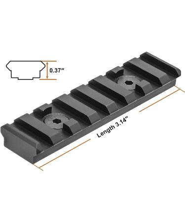 Buy UTG Unisex Adult PRO M-LOK 8-Slot Picatinny Rail Section Black 8.67 cm | International Shipping Available - Buy Online on GoSupps.com
