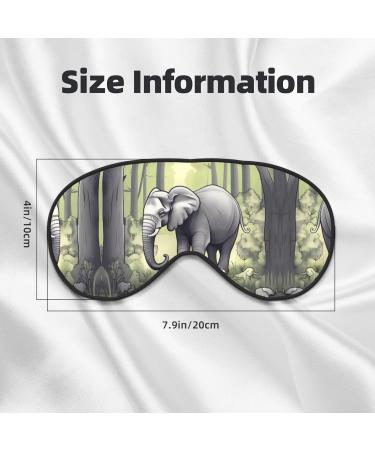 Walking Elephant Eye Mask - Soft Adjustable Nighttime Comfort for Men & Women | International Shipping Available - Buy Online on GoSupps.com