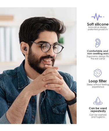 Waymaytecy Reusable Silicone Earplugs for Noise Reduction - Soft Hearing Protection for Sleeping Travel & Work (Green) - Buy Online on GoSupps.com