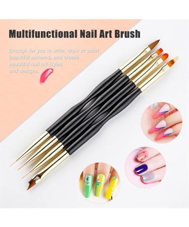 Sularpek Nail Art Liner Brushes Set - 4 Double Ended Brushes for Drawing, Painting, and DIY Design - Buy Online on GoSupps.com
