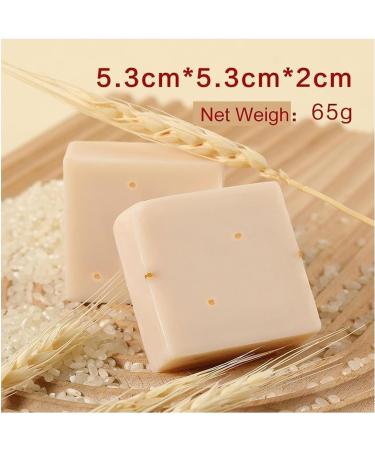  GYORI 3 Pcs Jabon Aclarante De Arroz Thai Rice Soap Original Thai Handmade Soap Rice Milk Soap Jabon De Arroz Para Aclarar La Piel Thailand Whitening Soap for Face and Body - Buy Online on GoSupps.com