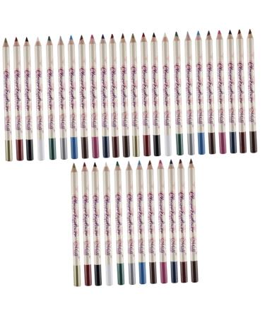 Healvian 36 Pcs Eye Shadow Pen Eyeliner Pencils Green Eyeliner Pencils Brown Pencil Eyeshadow Eyebrow Pencil 1 count (Pack of 1) As Shownx3pcs