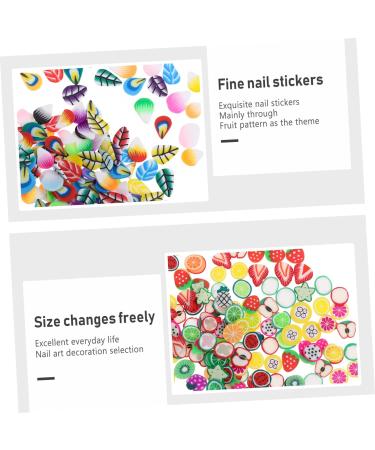 FOMIYES 12 Packs Nail Art Polymer Clay Resin Fillers Appliques Embellishments Fruit Slices Nail Art Nail Decorations for Nail Art Fruit Pattern Nail Decorations 3d Manicure Suite - Buy Online on GoSupps.com
