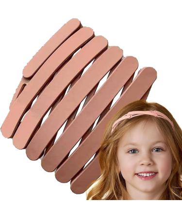 Skinny Headbands for Women | Retractable Women Hairbands Folding Design | No Slip Face Wash Headband Adjustable Women Spa Headband for Women Girls Little Kids Pink - Buy Online on GoSupps.com