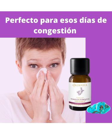 Essential Thyme Oil with Turquoise - 15ml | Boost Immune System & Energy | 100% Natural & Cruelty-Free - Almasa - Buy Online on GoSupps.com