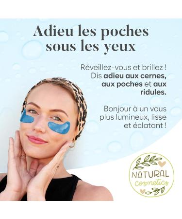 Patch Yeux Anti Cernes - Masque Yeux avec Collag ne Marin et Acide Hyaluronique - Patch Anti Cernes Yeux - Anti Poche Sous Les Yeux - Eye Mask pour l'hydratation (30 paires) Marine Collagen - Buy Online on GoSupps.com