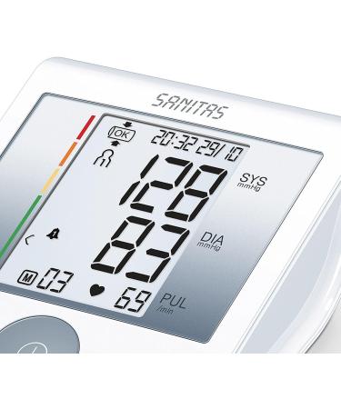 Buy Sanitas SBM 22 Upper Arm Blood Pressure Monitor - Cuff Fit Control & Color Classification | International Shipping - Buy Online on GoSupps.com
