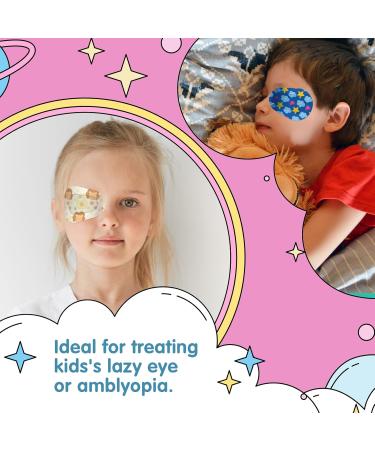 100pcs Adhesive Eye Patches for Kids - Cute Light Blocking Eye Pads | Breathable Adhesive Bandages for Toddlers & Teens - International Shipping Available - Buy Online on GoSupps.com