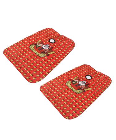 2-part beard-shave cloak waterproof reusable quick drying breathable base cutting apron for salon and at home
