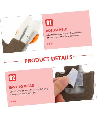 PopetPop 5-Pack Flying Bird Diapers - Parrot & Nymphensittich Flight Suits | Neoprene Bird Clothing for Pets | Best International Shipping - Buy Online on GoSupps.com