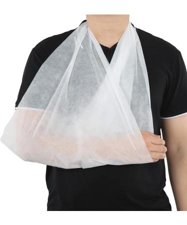 Triangle Bandage - 10pcs Medical Emergency Non Woven Fixation Bandage | Ideal for First Aid & Emergency Use - Buy Online on GoSupps.com