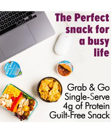 Veggicopia Creamy Roasted Red Pepper Hummus 2.5 oz Dip Cup Singles (Pack of 24) | High Protein, Shelf-Stable Snack | Vegan, Gluten-Free, Non-Dairy | Michelin Star Chef Crafted, All-Natural - Buy Online on GoSupps.com