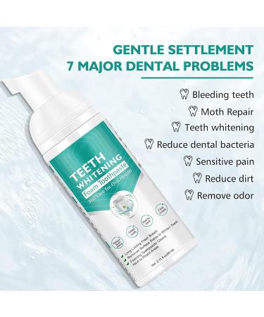 Teeth Whitening Toothpaste Whitening Foaming Toothpaste Strong Stain Removal Toothpaste Cleans Stains Protects Enamel Ultra Active Foaming Toothpaste - Buy Online on GoSupps.com
