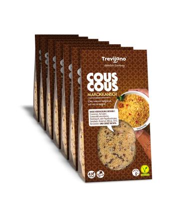 Trevijano Moroccan couscous: Each bag contains 4 portions couscous with tomatoes sunflower seeds garlic red peppers onions cumin mint chilli coriander (7x 300g) - Buy Online on GoSupps.com