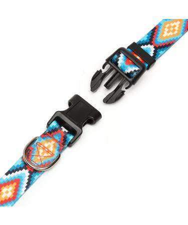 Suredoo Adjustable Dog Collar | Soft & Comfortable Nylon for Small & Medium Dogs | New Geometry Design (L: Neck 38-63 cm Width 2.5 cm) - Buy Online on GoSupps.com