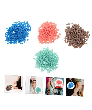 Fomiyes 12 Packs of Hard Wax Beans for Hair Removal - No Stripped Wax Pearls Domestic Depilatory Wax Tool - Buy Online on GoSupps.com