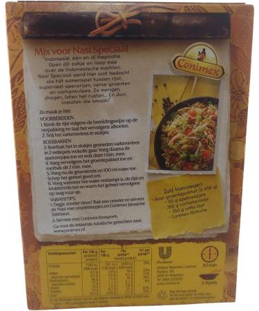 Conimex | Mix Nasi Special | Indonesian Spice Mix | Conimex Sauces | 1.4 Ounce Total - Buy Online on GoSupps.com