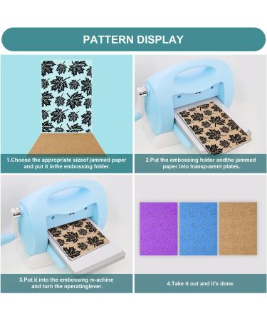 KINBOM Maple Leaf Style Embossing Folder - 5.8x4 Inch Plastic Template for Card Making, Scrapbook, and DIY Crafts - Buy Online on GoSupps.com