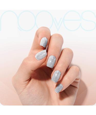 NOOVES Starter Kit Beauty Glitter | 2 Sheets of Premium Pre-Curved Gel | UV/LED Nail Lamp|Gel Top Coat Glossy|Semi-Hardened Gel Nail Strips|Semi-Permanent Gel Nail Stickers|Gel Nail - Buy Online on GoSupps.com