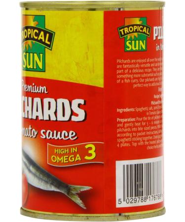 TROPICAL SUN PILCHARDS IN TOM/SAUCE - Buy Online on GoSupps.com