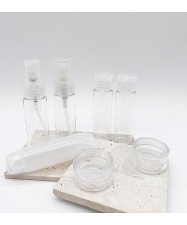 Invisibobble Travel Bottles Set - 7 Leakproof Refillable Travel Bottles for Cosmetics & Liquids | Perfect Travel Kit for Shampoo & More - Buy Online on GoSupps.com