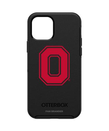 Fan Brander NCAA OtterBox Symmetry Series Phone case with Secondary Design Compatible with Apple iPhone Ohio State Buckeyes iPhone 14 Plus