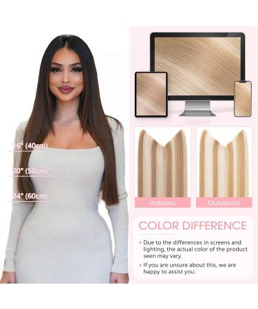Silk-Co 50cm Hair Extensions with Rubber Band & Wire - Adjustable Synthetic Extensions for Women - Smooth Blonde & Dark Blonde Options - Buy Online on GoSupps.com