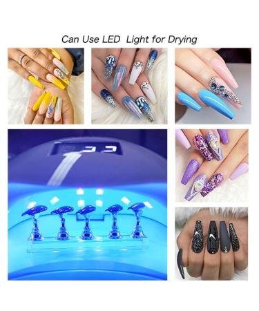 NOVAL DIY Press on Nail Making Kit - 500PCS Full Cover Coffin Nail Tips with Magnetic Holder, Glue, Cutter Clipper & Adhesive Putty - Nail Art Set - Buy Online on GoSupps.com