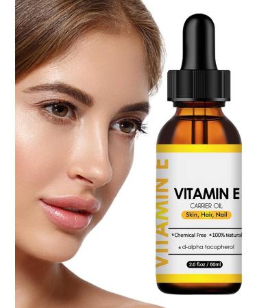  JPSDOWS Pure vitamin E for the skin - Pure organic vitamin E for skin hydration and moisture - Moisturizing and hydrating vitamin E 60ml for the face  - Buy Online on GoSupps.com