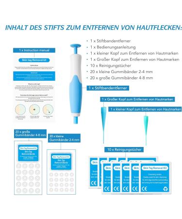 Skin Day Distant Car Skin Tag Remover Kit | Safe & Painless 2-in-1 Wart Removal | 20 Large & 20 Small Patches for 2-8 mm Tags - Buy Online on GoSupps.com