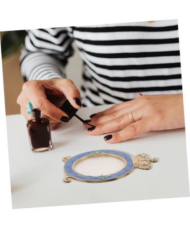  HONMEET Nail Palette Nail Polish Plate Makeup Palette Makeup Mixing Palette Makeup Plate Resin Nail Art Palette Makeup Mixing Tray Plates - Buy Online on GoSupps.com