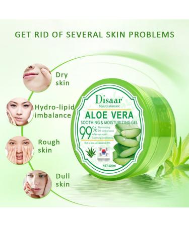 Shop Aloe Vera Anti-Acne Gel Cream - Sleep-Free Wash & Moisturizing Oil 300ml - International Shipping - Buy Online on GoSupps.com