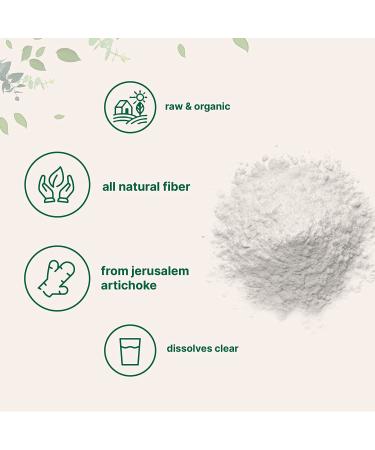 Organic Inulin FOS Powder 35oz - Prebiotic Intestinal Support for Gut Health - Vegan Soluble Fiber Supplement - Buy Online on GoSupps.com